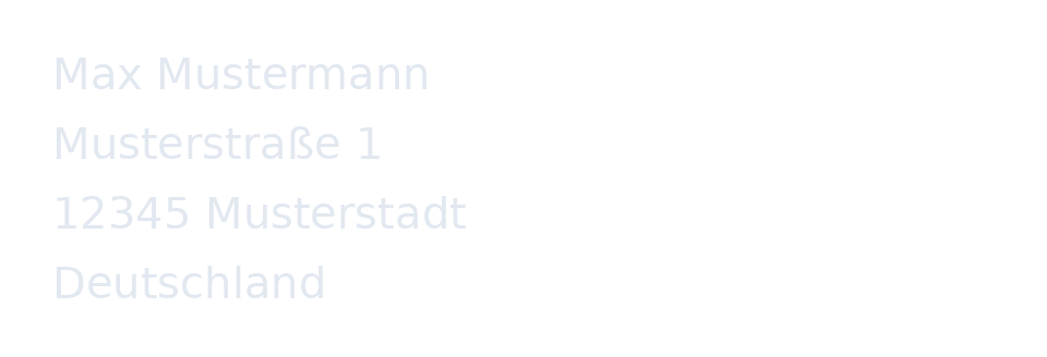 Anschrift des Anbieters gemäß § 5 DDG